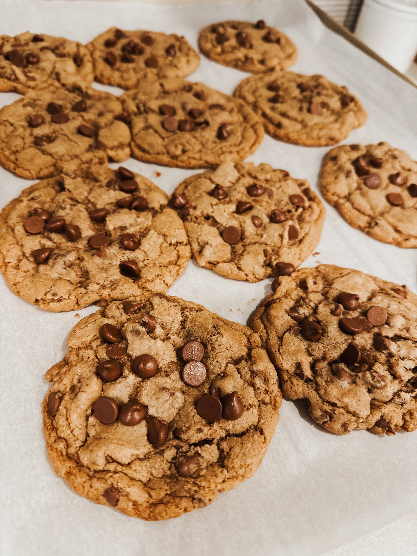 Gluten free brown butter chocolate chip cookies