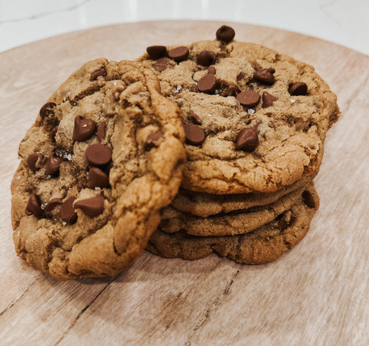 Gluten free brown butter chocolate chip cookies